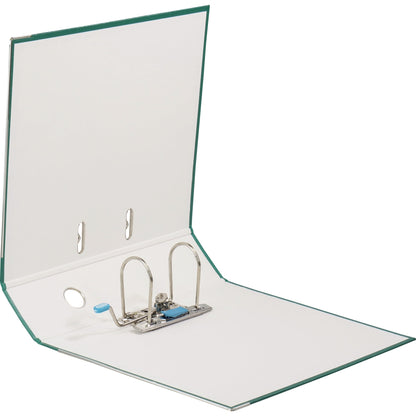 ELBA Ordner rado brillant 80mm DIN A4 Rückenschild: einsteckbar mit Schlitzen Werkstoff: Pappe Material außen: Acrylat/Papier Material innen: Papier grün