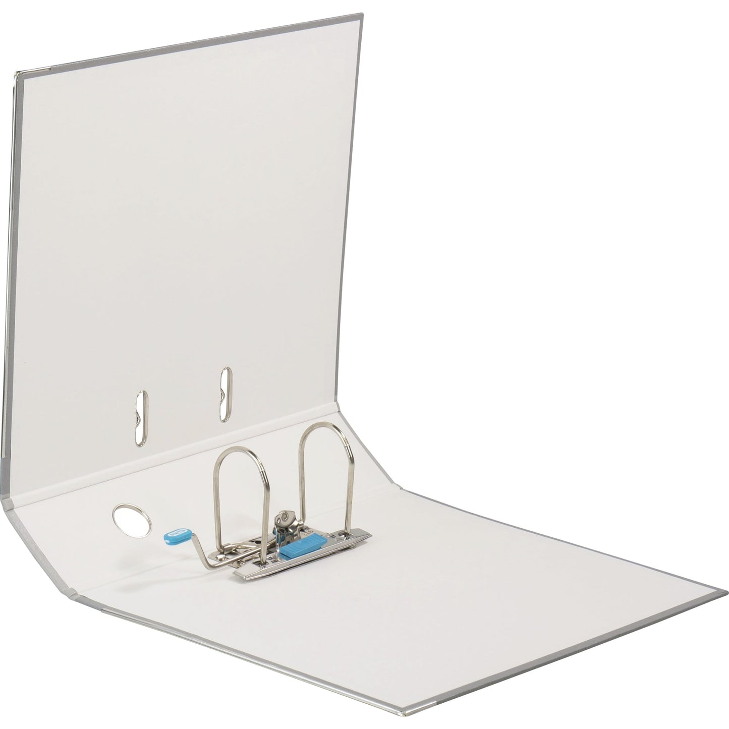 ELBA Ordner rado brillant 80mm DIN A4 Rückenschild: einsteckbar mit Schlitzen Werkstoff: Pappe Material außen: Acrylat/Papier Material innen: Papier grau