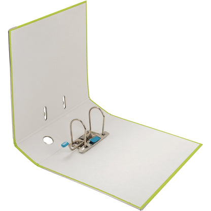 ELBA Ordner smart Pro 80mm DIN A4 Rückenschild: einsteckbar mit Schlitzen Werkstoff: Pappe Material außen: Polypropylen Material innen: Papier hellgrün