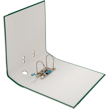 ELBA Ordner smart Pro 80mm DIN A4 Rückenschild: einsteckbar mit Schlitzen Werkstoff: Pappe Material außen: Polypropylen Material innen: Papier grün