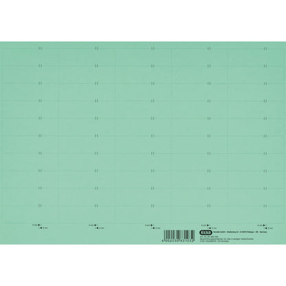 ELBA Beschriftungsschild 58 x 18 mm (B x H) 160g/m² Karton grün 500 St./Pack.