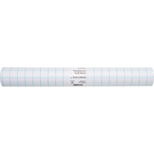 HERMA Bucheinbandfolie 40 cm x 15 m (B x L) selbstklebend Polypropylen transparent glänzend