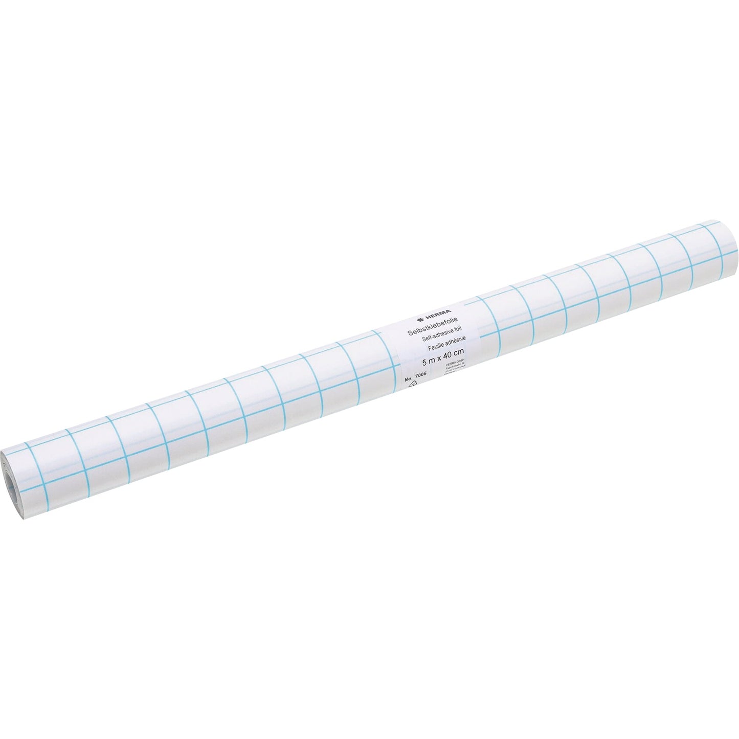 HERMA Bucheinbandfolie 40 cm x 5 m (B x L) selbstklebend Polypropylen transparent glänzend