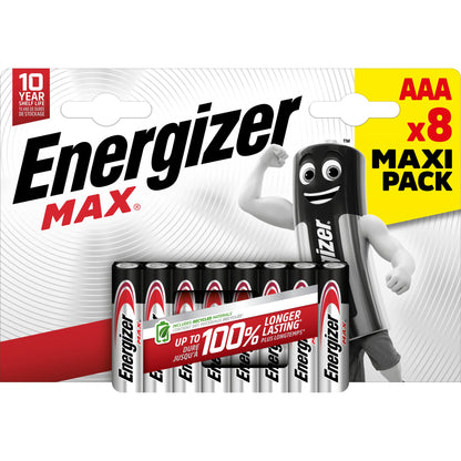 Energizer® Batterie Max® AAA/Micro LR03 Alkaline 1,5V 8 St./Pack.