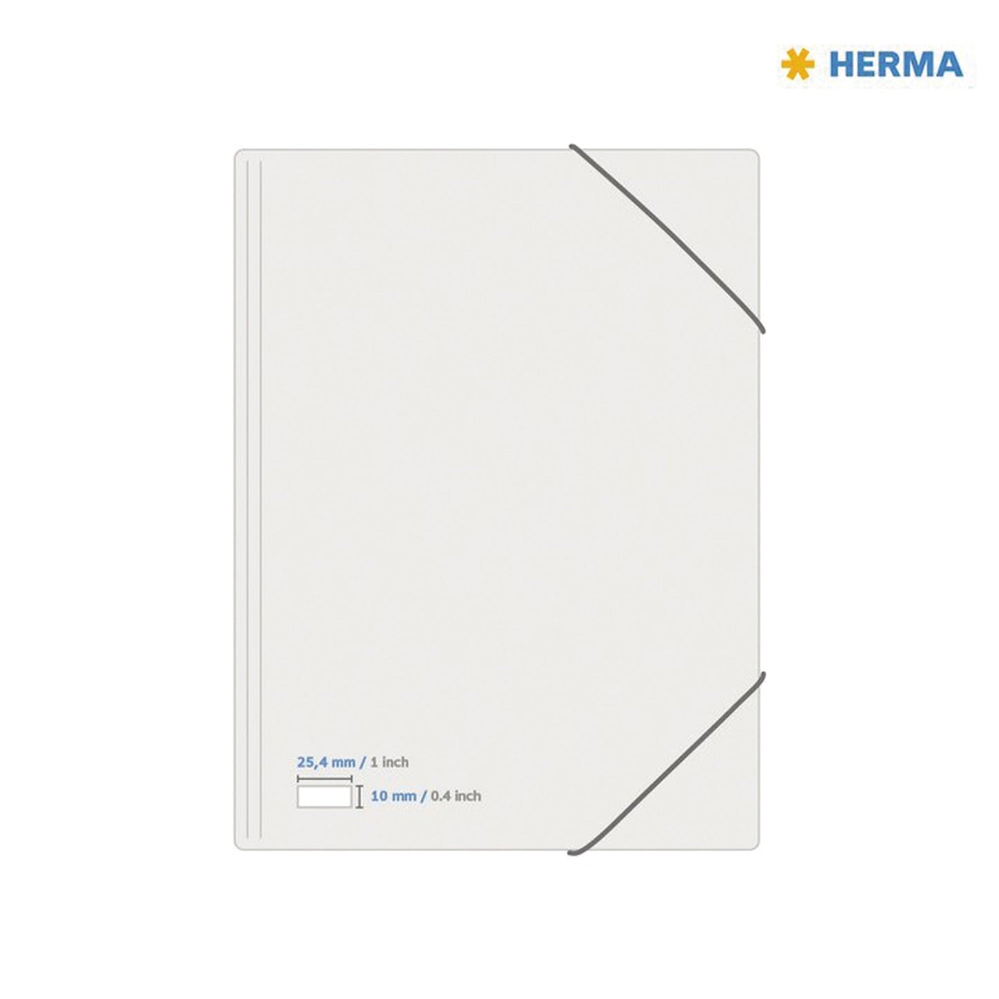 HERMA Typenschildetikett 25,4 x 10 mm (B x H) silber 4.725 Etik./Pack.