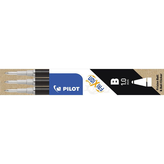 PILOT Tintenrollermine FriXion Ball 0,5mm schwarz 3 St./Pack.