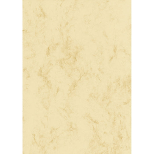 SIGEL Marmorpapier DIN A4 200g/m² Edelkarton beige 50 Bl./Pack.