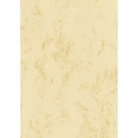 SIGEL Marmorpapier DIN A4 90g/m² Feinpapier beige 100 Bl./Pack.