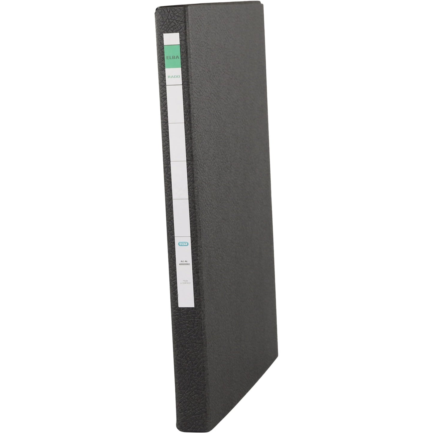 ELBA Dokumentenmappe 24,5 x 31,8 cm (B x H) DIN A4 180 Bl. (80 g/m²) 20mm Hartpappe, recycelt schwarz