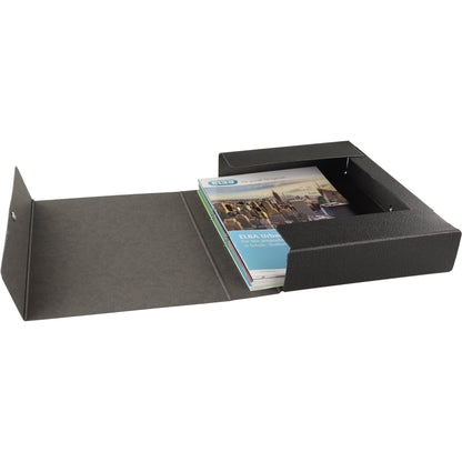ELBA Dokumentenmappe 24,5 x 31,8 cm (B x H) DIN A4 780 Bl. (80 g/m²) 80mm Hartpappe, recycelt schwarz