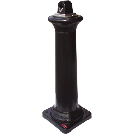 Rubbermaid Standascher GroundsKeeper® 33,02 x 97,49 x 33,02 cm (B x H x T) Stahl schwarz