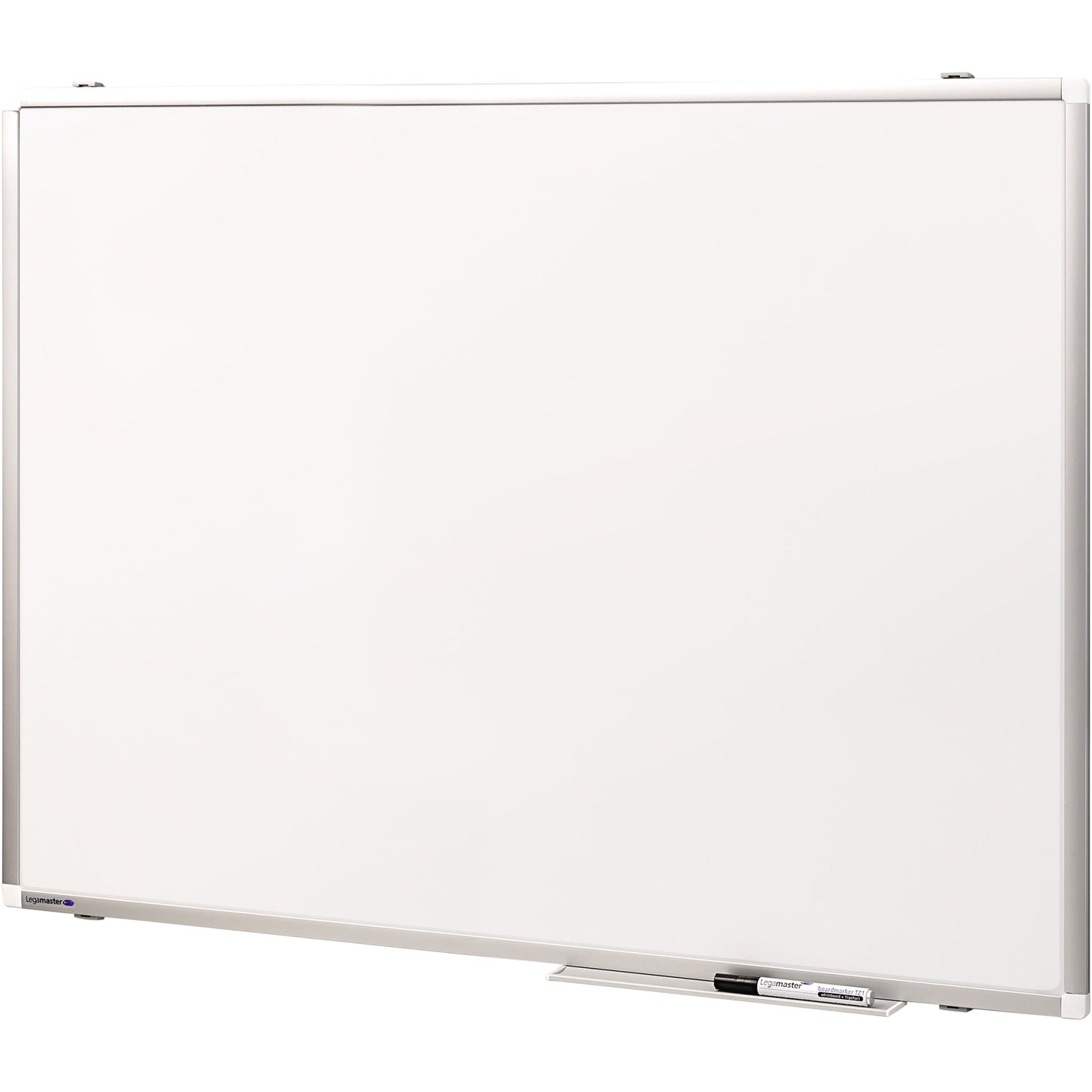 Legamaster Whiteboard PREMIUM PLUS Maße der Oberfläche: 100 x 75 cm (B x H) Tafel magnethaftend nicht beidseitig beschreibbar inkl. einem schwarzen Boardmarker TZ 1 Stahl emailliert weiß