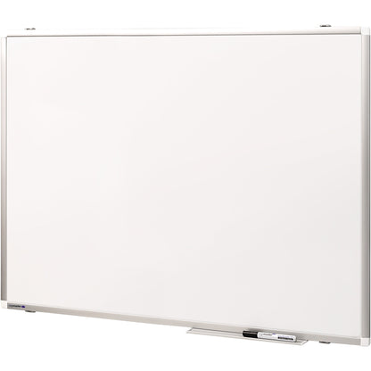 Legamaster Whiteboard PREMIUM PLUS Maße der Oberfläche: 100 x 75 cm (B x H) Tafel magnethaftend nicht beidseitig beschreibbar inkl. einem schwarzen Boardmarker TZ 1 Stahl emailliert weiß