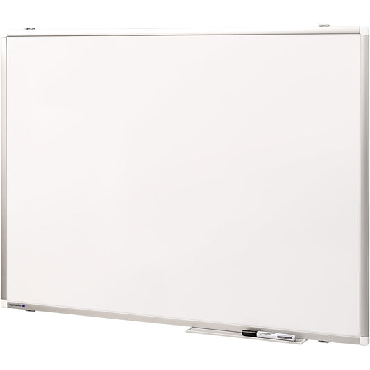 Legamaster Whiteboard PREMIUM PLUS Maße der Oberfläche: 100 x 75 cm (B x H) Tafel magnethaftend nicht beidseitig beschreibbar inkl. einem schwarzen Boardmarker TZ 1 Stahl emailliert weiß
