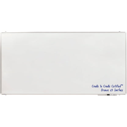 Legamaster Whiteboard PREMIUM PLUS Maße der Oberfläche: 200 x 100 cm (B x H) Tafel magnethaftend nicht beidseitig beschreibbar inkl. einem schwarzen Boardmarker TZ 1 Stahl emailliert weiß