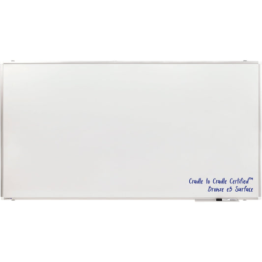 Legamaster Whiteboard PREMIUM PLUS Maße der Oberfläche: 180 x 90 cm (B x H) Tafel magnethaftend nicht beidseitig beschreibbar inkl. einem schwarzen Boardmarker TZ 1 Stahl emailliert weiß