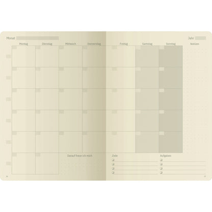 SIGEL Buchkalender Conceptum undatiert ca. DIN A5 1 Tag/1 Seite, Sa/So 1 Seite Kunststoff schwarz