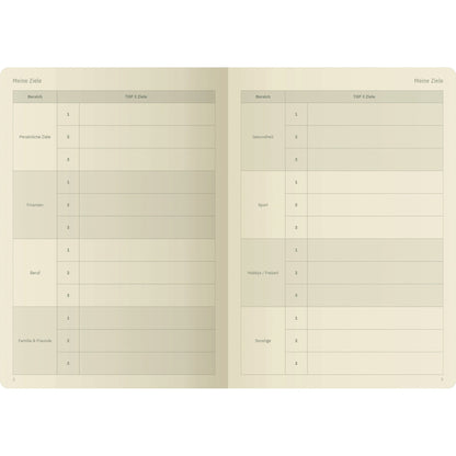 SIGEL Buchkalender Conceptum undatiert ca. DIN A5 1 Woche/2 Seiten Kunststoff schwarz