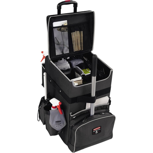 Rubbermaid Mehrzweckwagen Quick Cart Hauswirtschaft, Haustechnik, Instandhaltung 36,2 x 63,5 x 41,91 cm (B x H x L) 60l Kunststoff grau