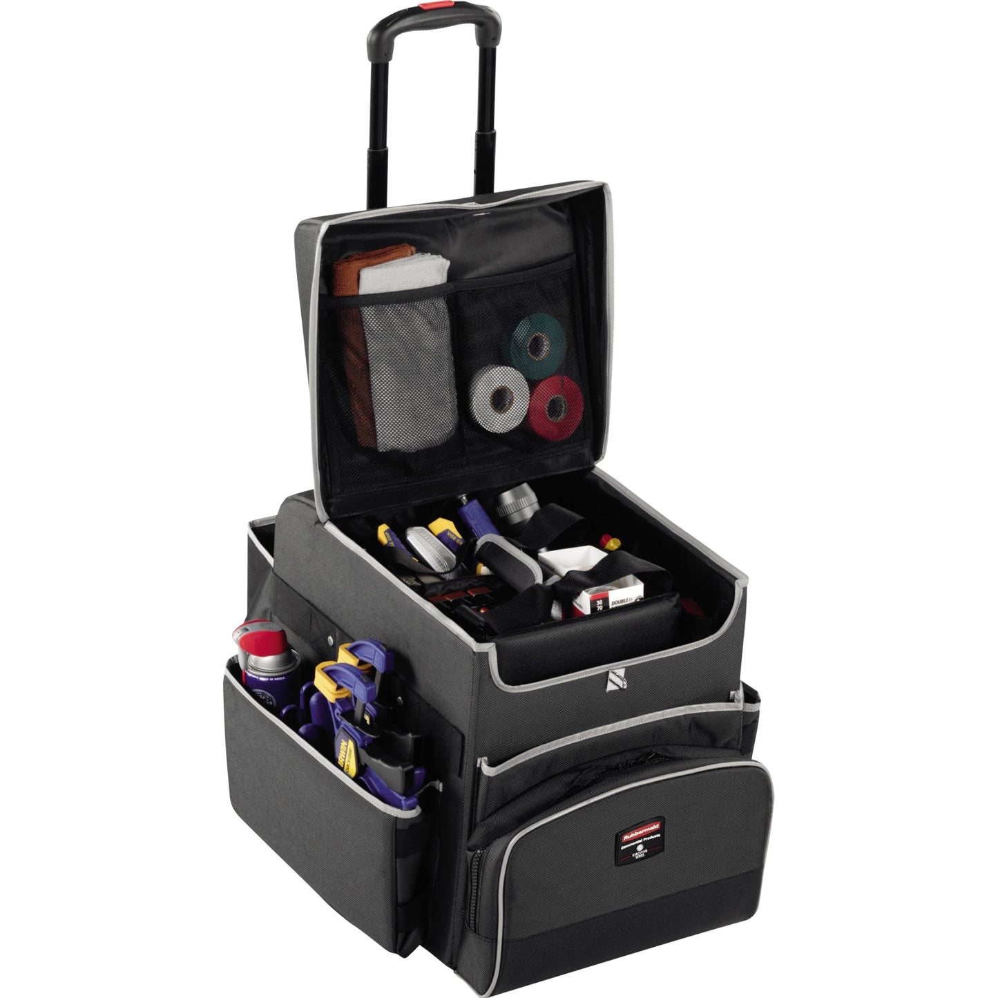 Rubbermaid Mehrzweckwagen Quick Cart Hauswirtschaft, Haustechnik, Instandhaltung 36,2 x 43,18 x 41,91 cm (B x H x L) 30l Kunststoff grau