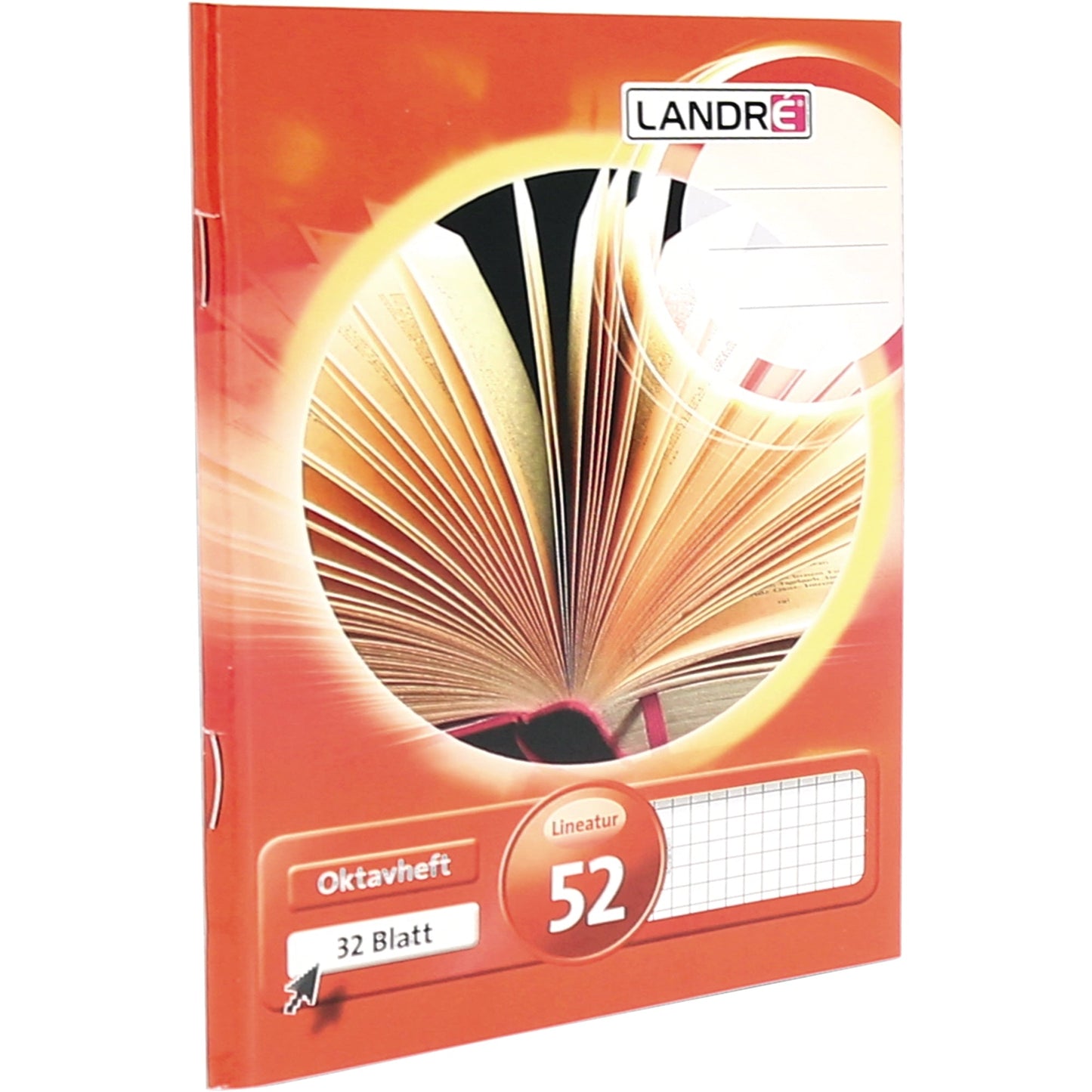 Landré Oktavheft DIN A6 kariert 70g/m² 32 Bl.