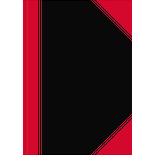 BANTEX Kladde China DIN A4 liniert schwarz/rot 96 Bl.