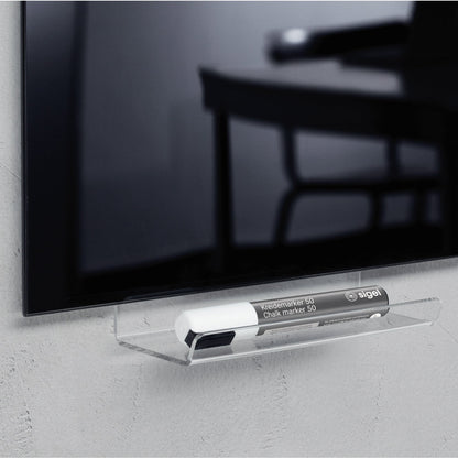 SIGEL Ablageschale Artverum Sigel Glasboard artverum® 17 x 7,5 x 7 cm (B x H x T) Acryl glasklar