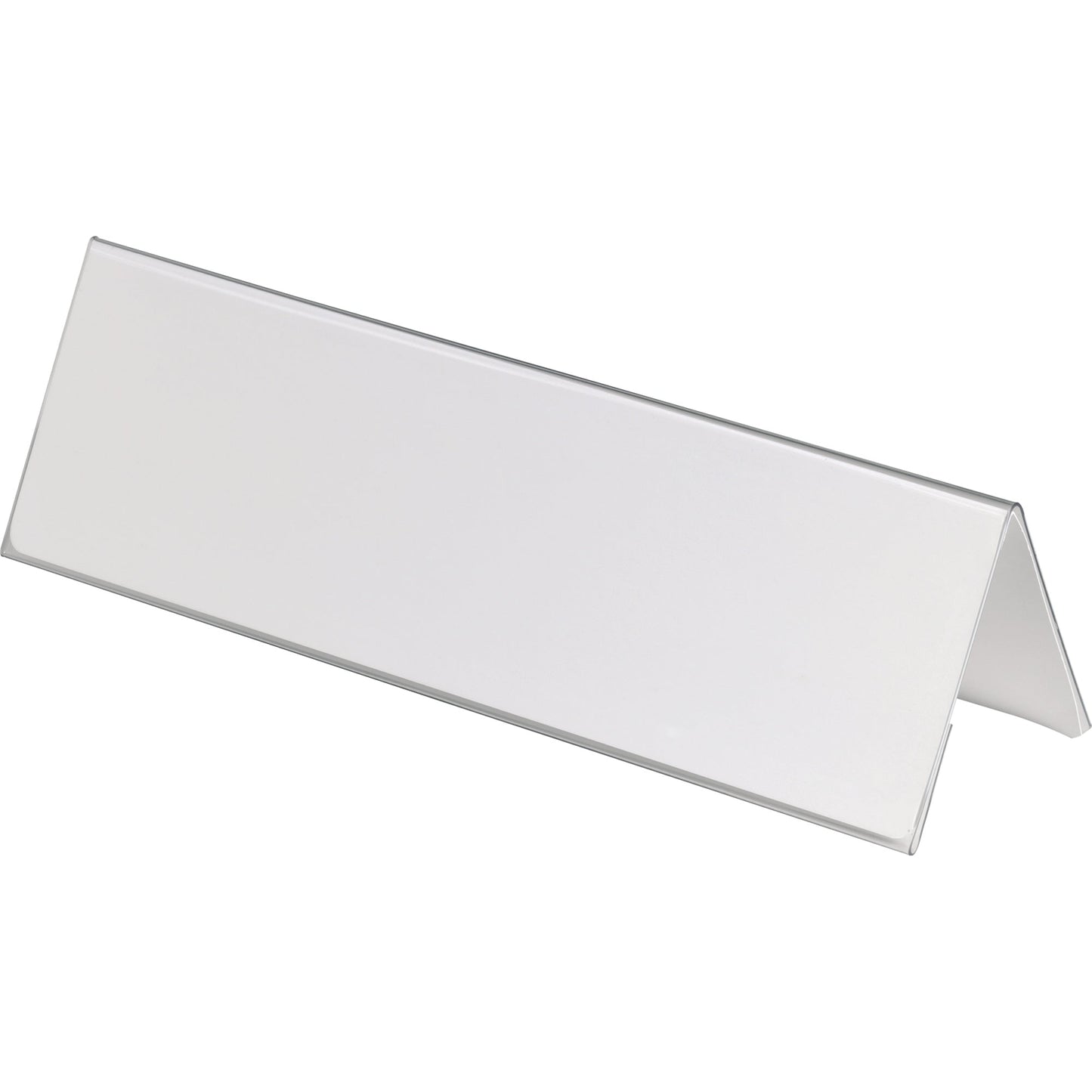 DURABLE Tischnamensschild 297 x 105/210 mm (B x H) PVC-Hartfolie transparent 25 St./Pack.