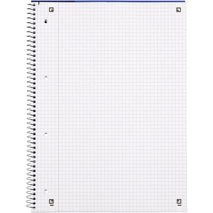 Oxford Collegeblock DIN A4+ kariert mit Rand 90g/m² blau 80 Bl.