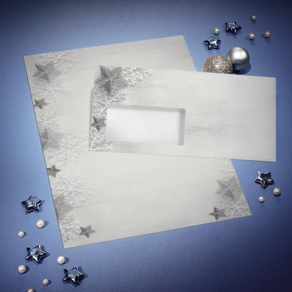 SIGEL Briefumschlag DIN lang 220 x 110 mm (B x H) mit gummierter Klappe mit Fenster 90g/m² farbig 50 St./Pack.