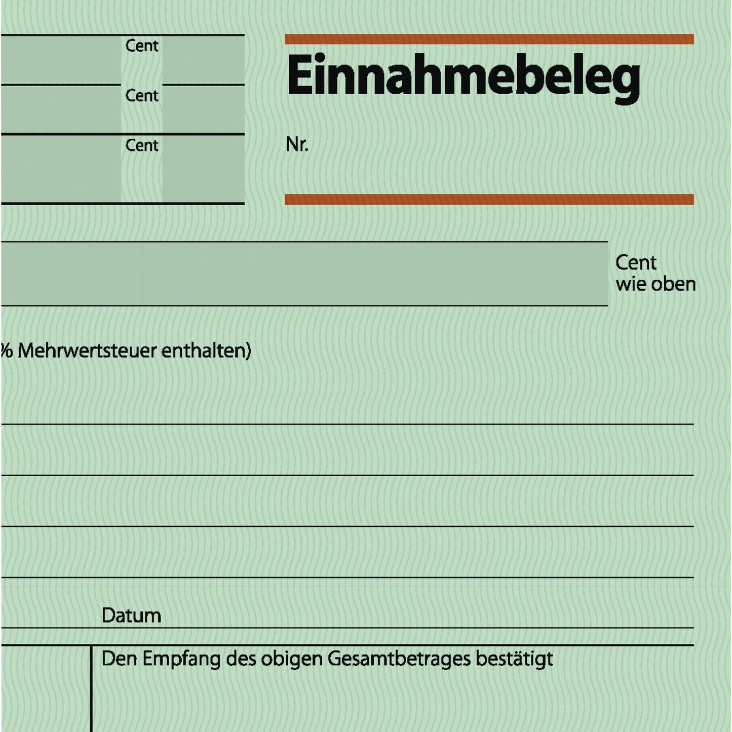 SIGEL Einnahmebeleg EB 615 DIN A6 quer 60g/m² 50 Bl.