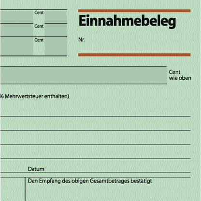 SIGEL Einnahmebeleg EB 615 DIN A6 quer 60g/m² 50 Bl.