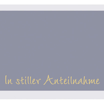 SIGEL Faltkarte Trauerkarte DIN lang 220g/m² farbig Anteilnahme 10 St./Pack.