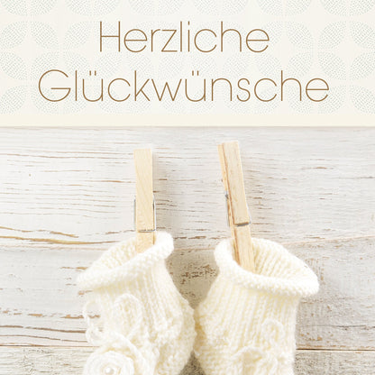 SIGEL Faltkarte Glückwunschkarte 220g/m² farbig Baby 10 St./Pack.