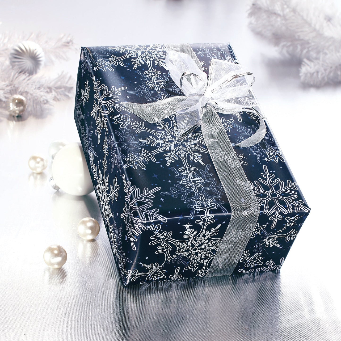SIGEL Geschenkpapier 70 cm x 5 m (B x L) Papier Frosty Night mehrfarbig