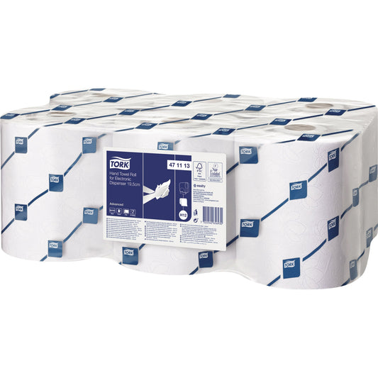Tork Handtuchrolle Advanced 19,5 cm x 143 m (B x L) Tissue weiß 6 Rl./Pack.