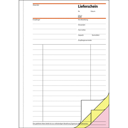 SIGEL Lieferschein SD 012 DIN A5 selbstdurchschreibend 3 x 40 Bl.
