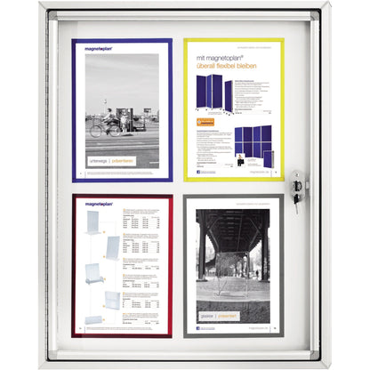 magnetoplan® Magnetrahmen magnetofix DIN A4 PVC blau 5 St./Pack.