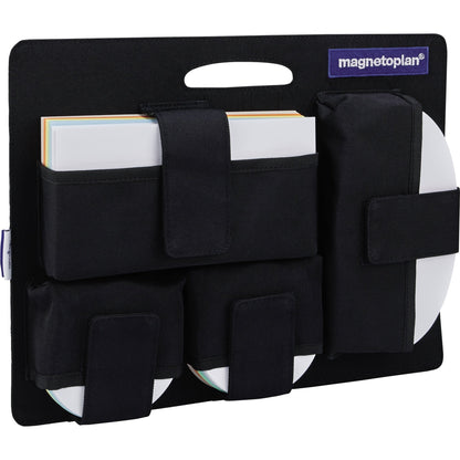 magnetoplan® Moderationstasche Messenger 41 x 38 x 12 (B x H x T) 1.300 Teile Polyester schwarz