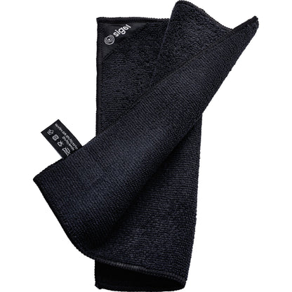 SIGEL Microfasertücher 25 x 25 cm (B x L) 80 % Polyester, 20 % Polyamide schwarz