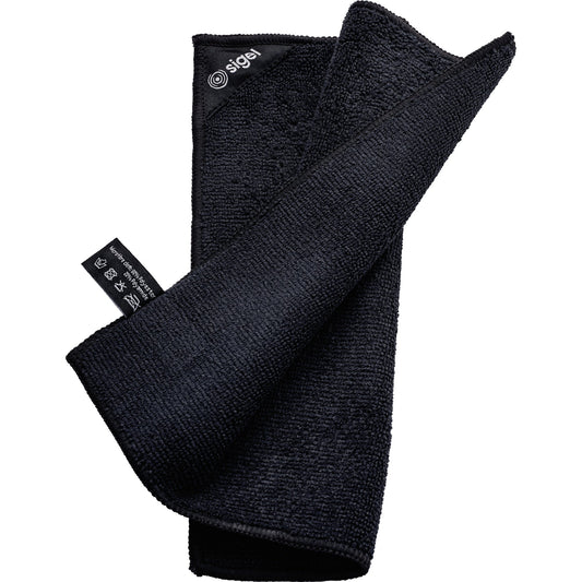 SIGEL Microfasertücher 25 x 25 cm (B x L) 80 % Polyester, 20 % Polyamide schwarz