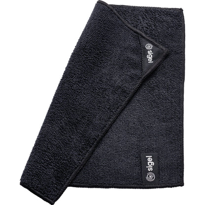 SIGEL Microfasertücher 25 x 25 cm (B x L) 80 % Polyester, 20 % Polyamide schwarz