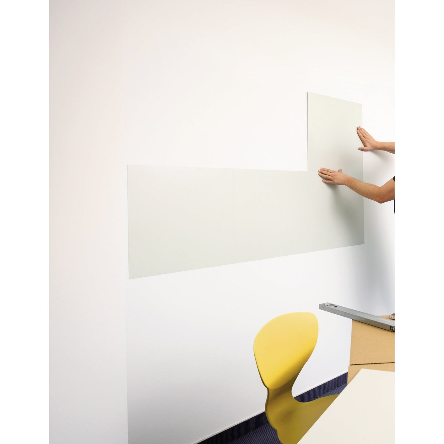 magnetoplan® Magnetplatte magnetowand® 500 x 500 mm (B x H) Metall weiß 4 St./Pack.