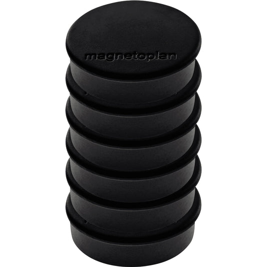 magnetoplan® Magnet Discofix Hobby 24 x 8 mm (Ø x H) 24mm 0,3kg Ferrit schwarz 6 St./Pack.
