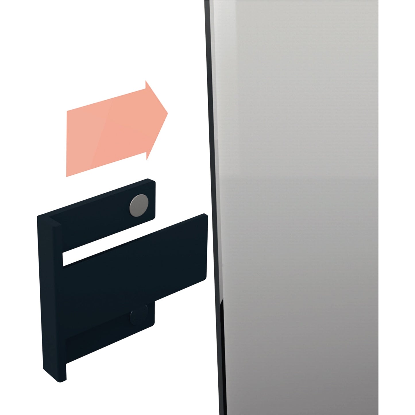 SIGEL Tafelschreiberhalter S 7,5 x 9,4 x 5,1 cm (B x H x T) ABS Kunststoff anthrazit