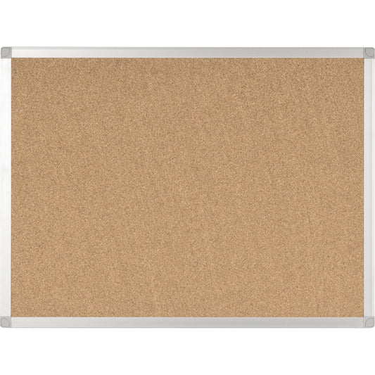 Bi-office Pinnwand Ayda Maße der Oberfläche: 60 x 45 cm (B x H) Kork Material des Rahmens: Aluminium, eloxiert braun