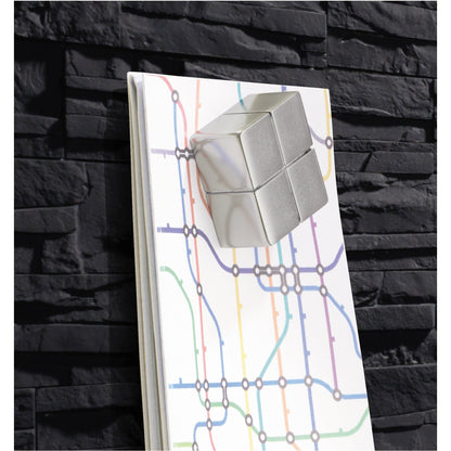 SIGEL Magnetboard Artverum GL169 480x480x15mm Glas Schiefer-Stone