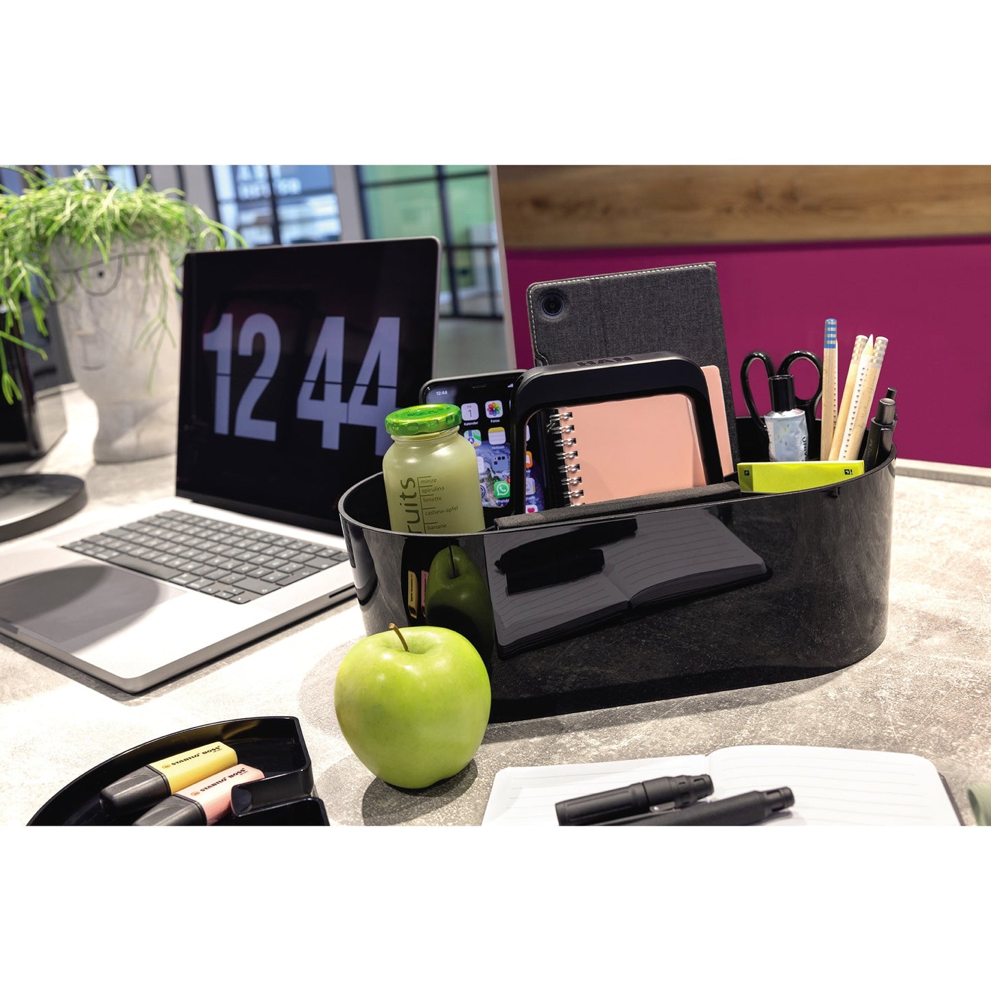 HAN Organisationsbox LOFT 32,9 x 17,5 x 17,9 cm (B x H x T) ABS Kunststoff jet black