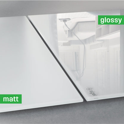 SIGEL Glasboard Artverum 150 x 100 x 1,8 cm (B x H x T) Tafel magnethaftend inkl. zwei extra-starker SuperDym-Magnete Sicherheitsglas super-weiß