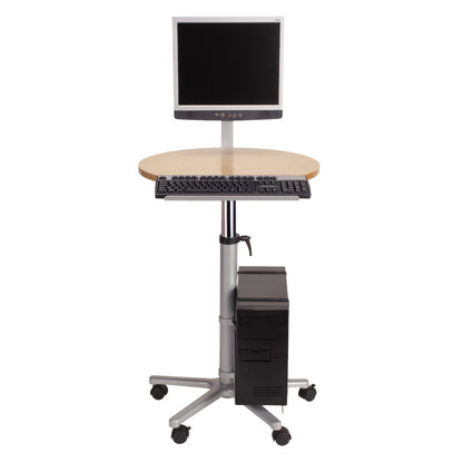 MAUL Monitorpult 600 x 520 mm (B x T) 750-1.200mm 30kg Multiplex buche